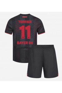 Fotbalové Dres Bayer Leverkusen Martin Terrier #11 Dětské Domácí Oblečení 2025-26 Krátký Rukáv (+ trenýrky)